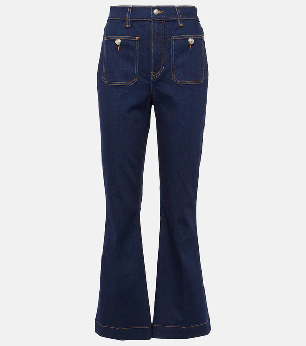  Veronica Beard Veronica Beard Jeans Flared Carson Cropped 