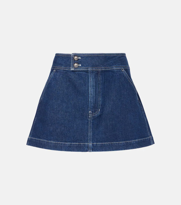  Veronica Beard Veronica Beard Minifalda Bowen De Denim 