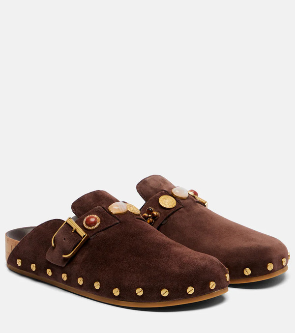  Veronica Beard Veronica Beard Mules Fern De Ante Adornados 