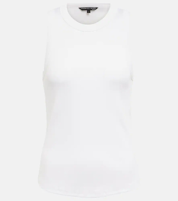 Veronica Beard Veronica Beard Tank Top Jordyn En Jersey De Algodón 