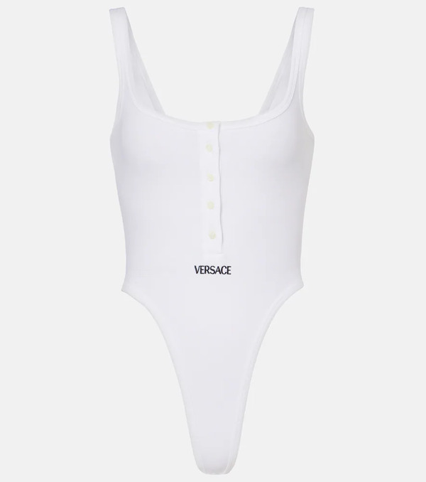  Versace Versace Body Acanalado Con Logo 