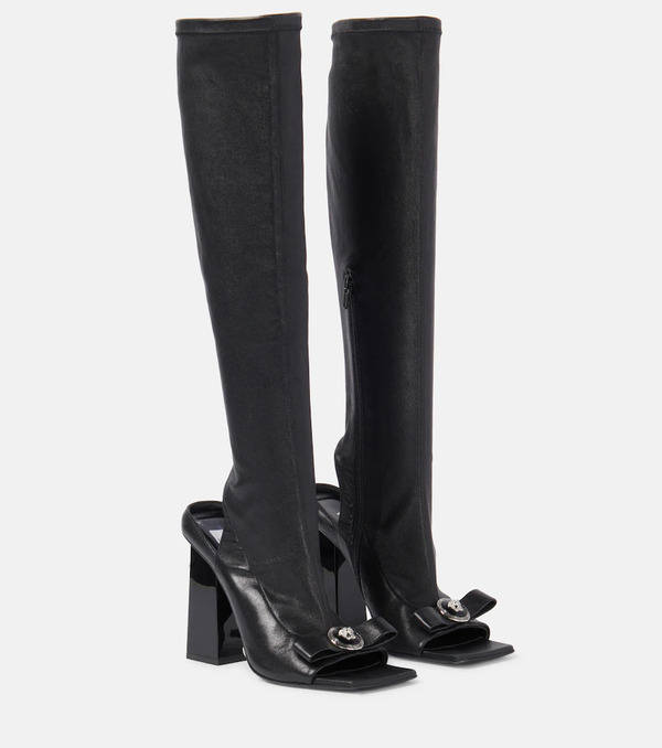  Versace Versace Botas Gianni Ribbon De Piel 