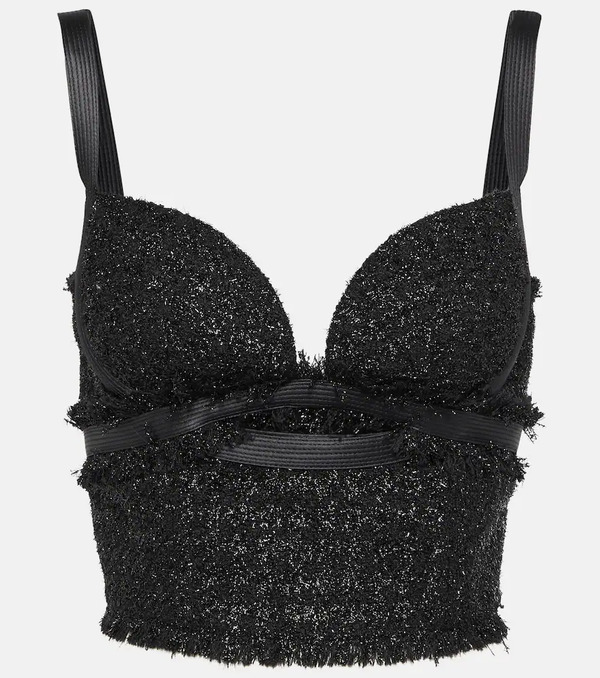  Versace Versace Bustier De Bouclé 