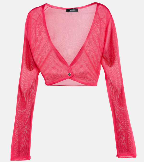  Versace Versace Cárdigan Medusa Cropped 