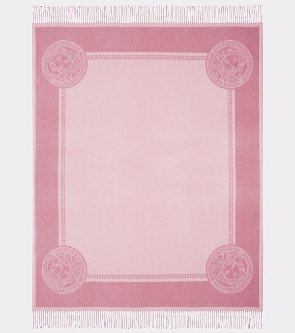  Versace Home Versace Home Manta Barocco De Seda Y Cachemir En Jacquard 