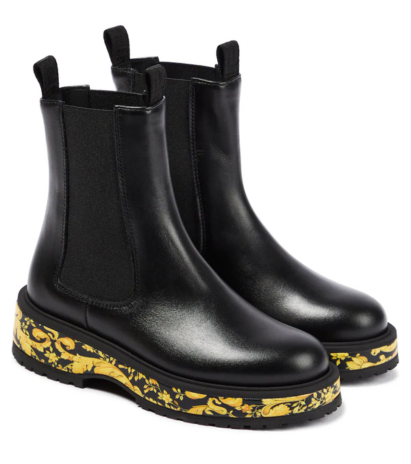 Versace Kids Versace Kids Botines Stivalleto De Piel 