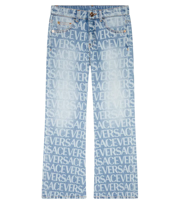  Versace Kids Versace Kids Jeans Flared Con Logo 