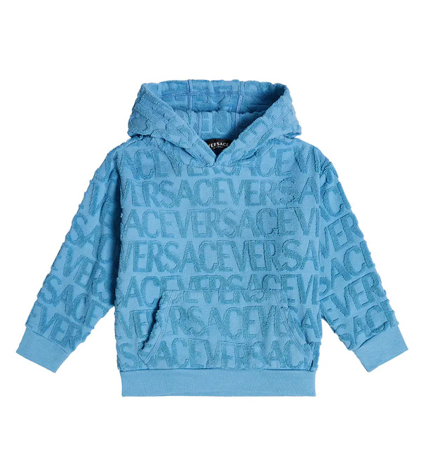  Versace Kids Versace Kids Sudadera Con Capucha De Algodón Con Logo 