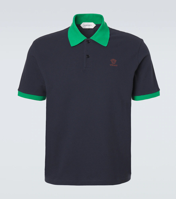  Versace Versace Polo Medusa De Algodón 