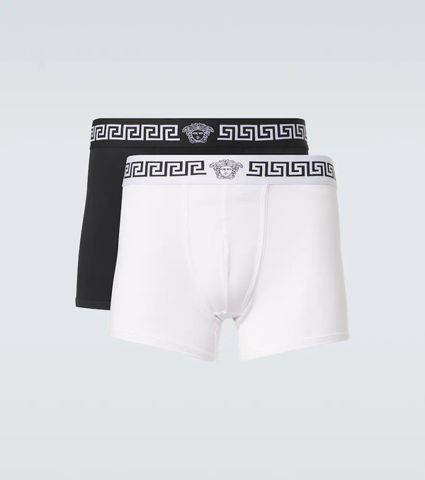  Versace Versace Set De 2 Bóxers Greca Border 