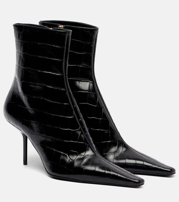  Victoria Beckham Victoria Beckham Botines 75 De Piel Grabada 