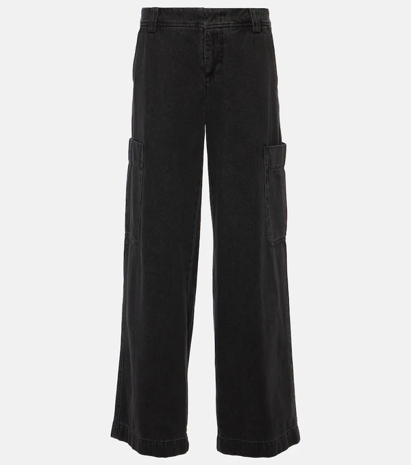  Vince Vince Jeans Cargo De Tiro Medio 