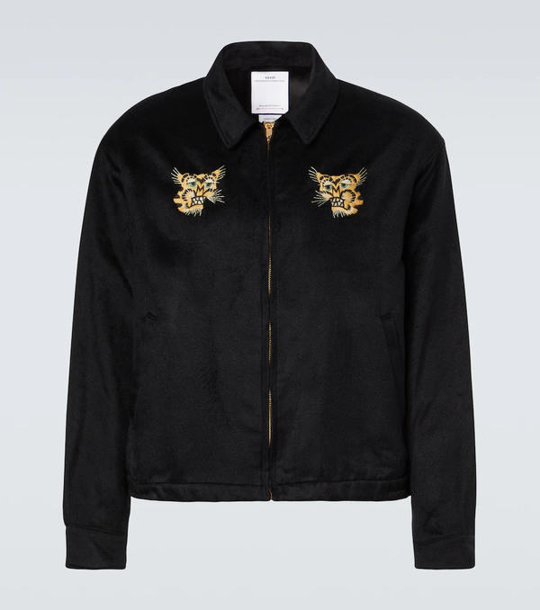  Visvim Visvim Chaqueta Norad De Seda Bordada 