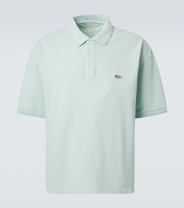  Visvim Visvim Polo Mondo Weller De Piqué De Algodón 