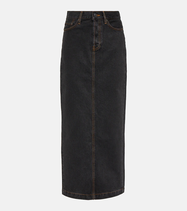  Wardrobe.nyc Wardrobe.nyc Falda Larga De Denim 