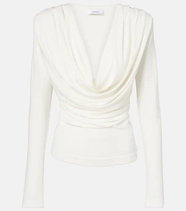  Wardrobe.nyc Wardrobe.nyc Top De Jersey Drapeado 