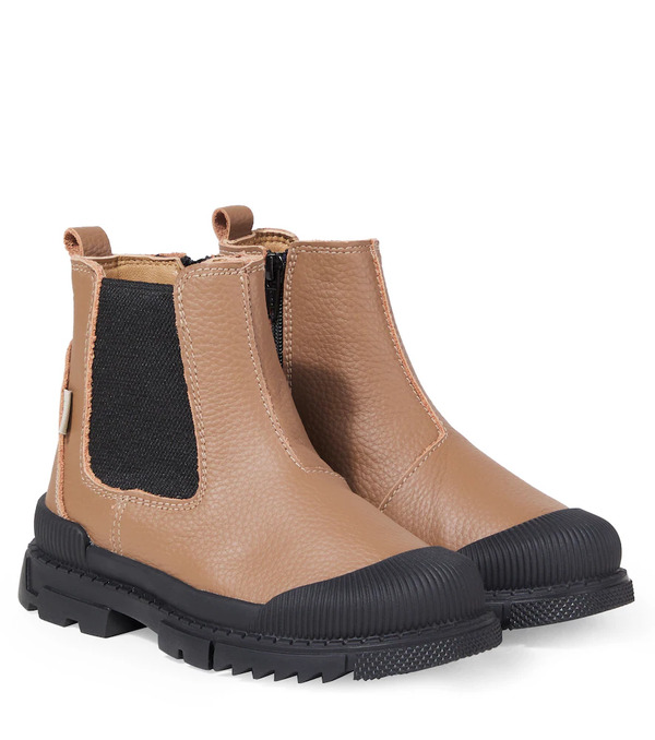  Wheat Wheat Botas Chelsea Tex De Piel 