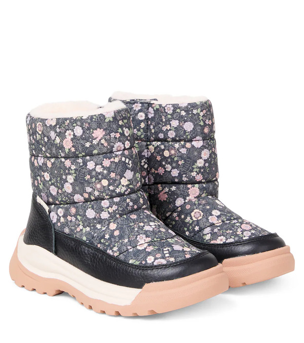  Wheat Wheat Botas Delaney Tex Con Piel Floral 