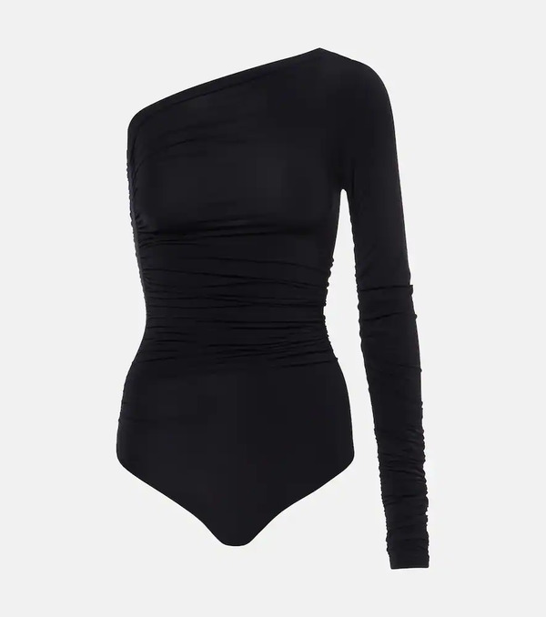  Wolford Wolford Body Drapeado Semitransparente 