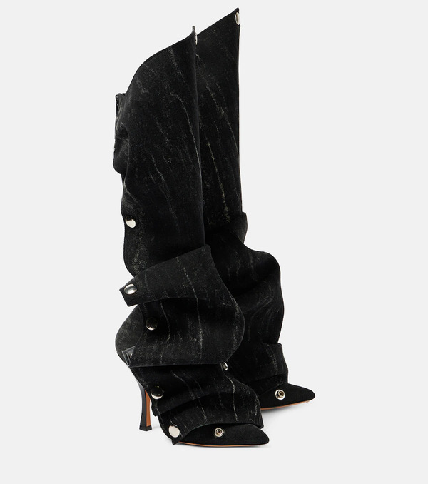  Y/project Y/project Botas Snap De Denim 
