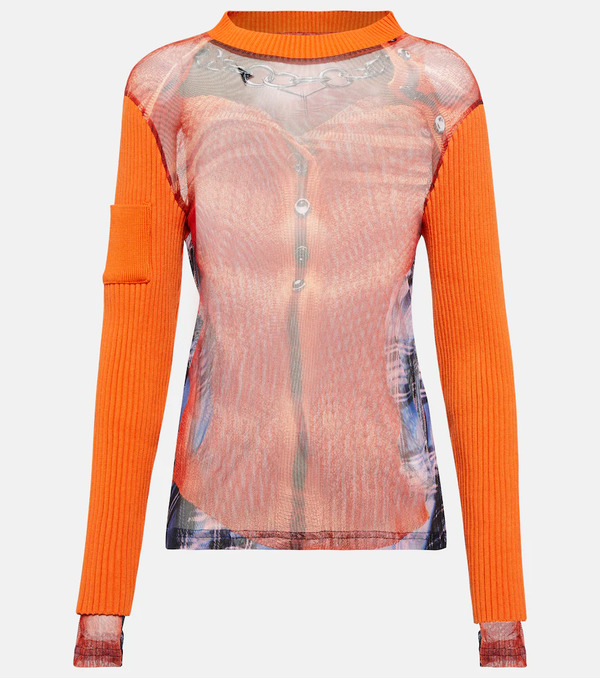  Y/project Y/project X Jean Paul Gaultier Top Trompe L'oeil 