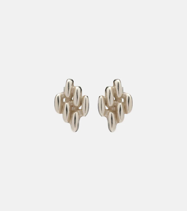  Ysso Ysso Pendientes Chain Link Mini De Plata De Ley 