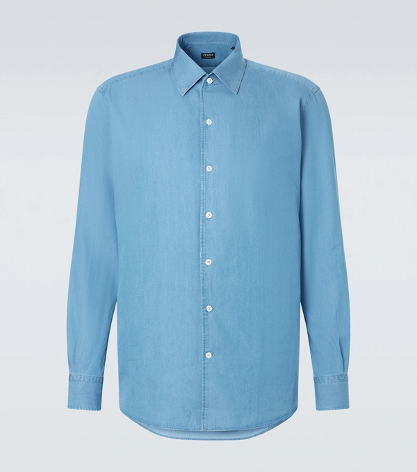  Zegna Zegna Camisa De Denim 