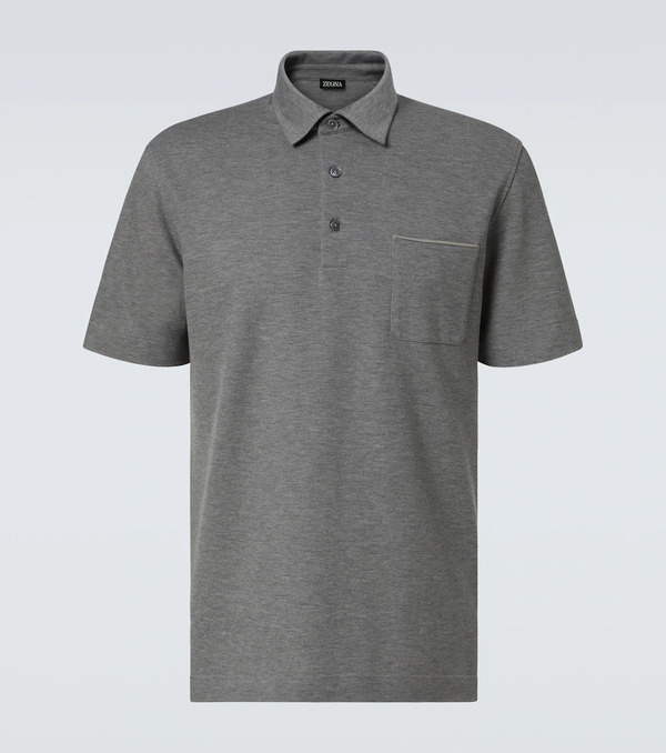  Zegna Zegna Polo De Algodón 