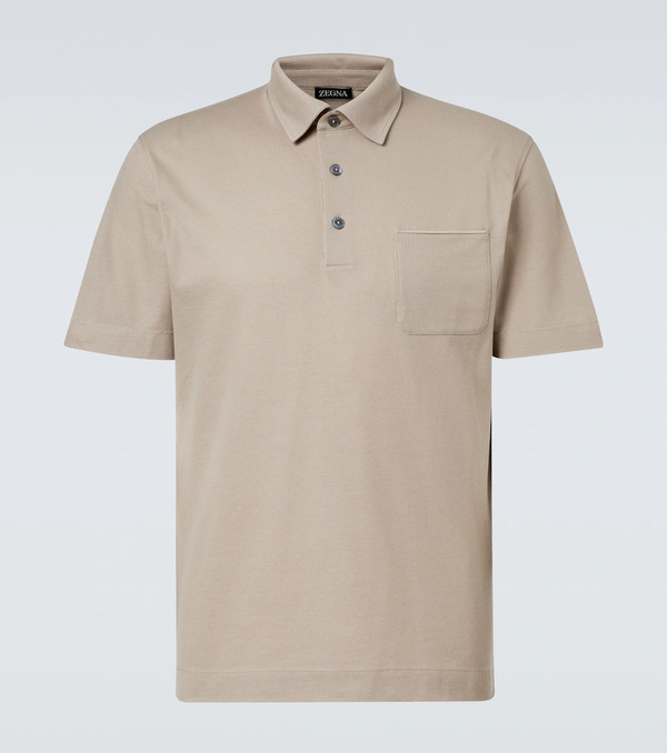  Zegna Zegna Polo De Algodón 