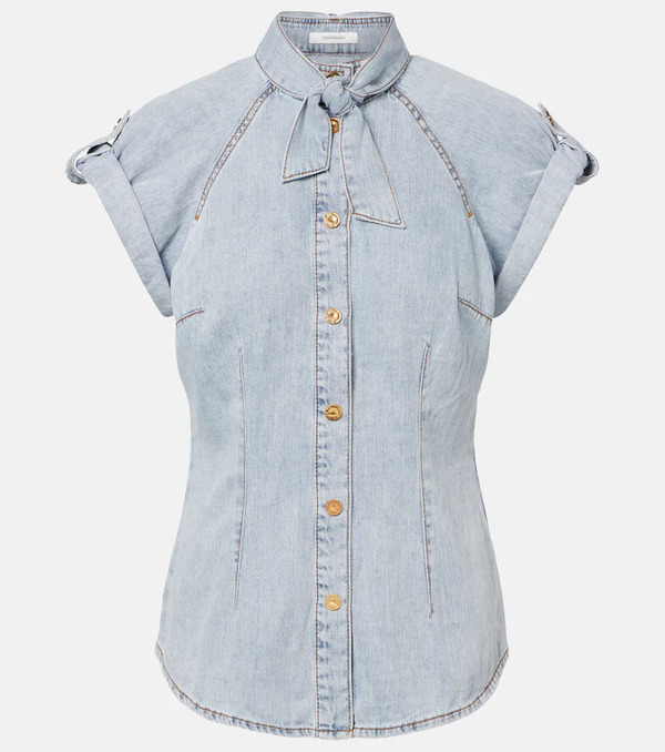  Zimmermann Zimmermann Camisa De Denim Con Lazada 