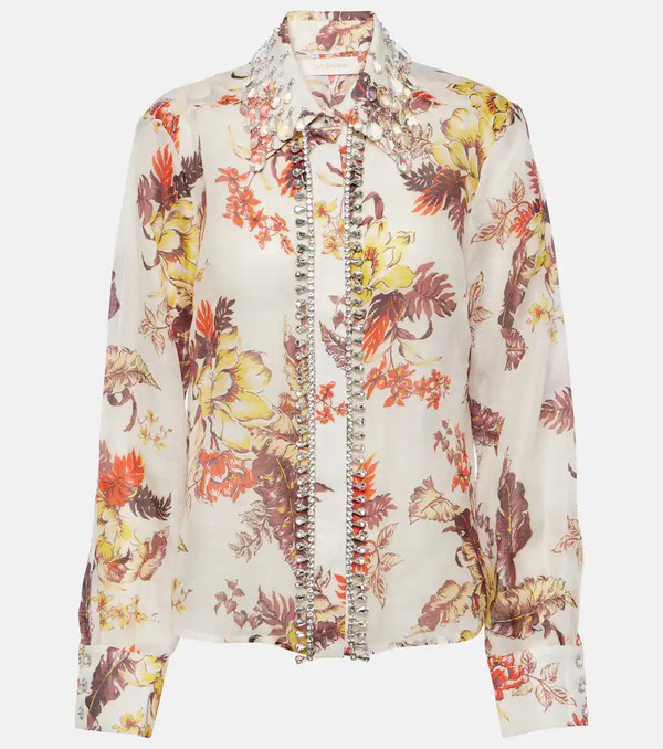  Zimmermann Zimmermann Camisa Matchmaker De Lino Y Seda 