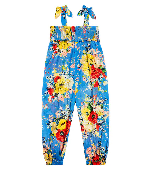  Zimmermann Kids Zimmermann Kids Mono Alight De Algodón Fruncido 