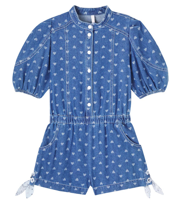  Zimmermann Kids Zimmermann Kids Mono De Denim Estampado 