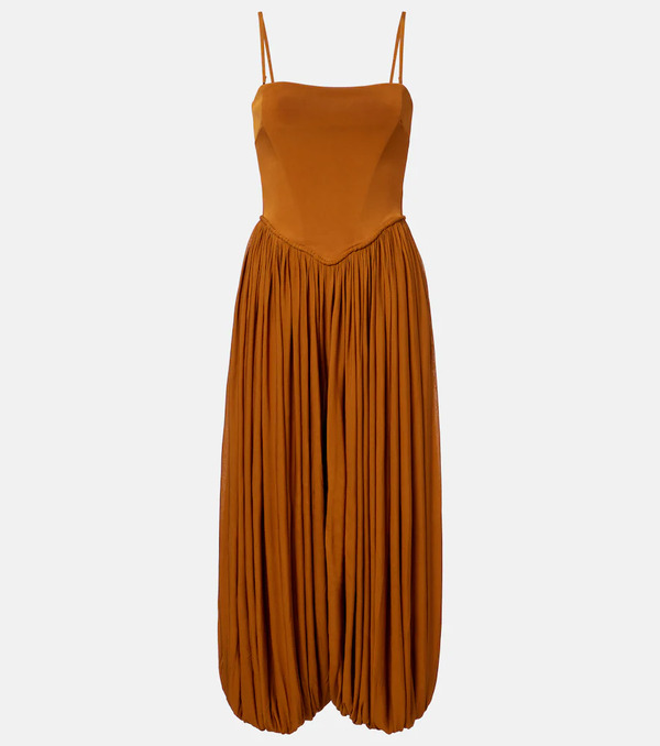  Zimmermann Zimmermann Mono Bustier Luna De Jersey Plisado 