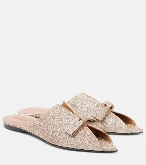  Zimmermann Zimmermann Mules Tux De Piel Con Glitter 