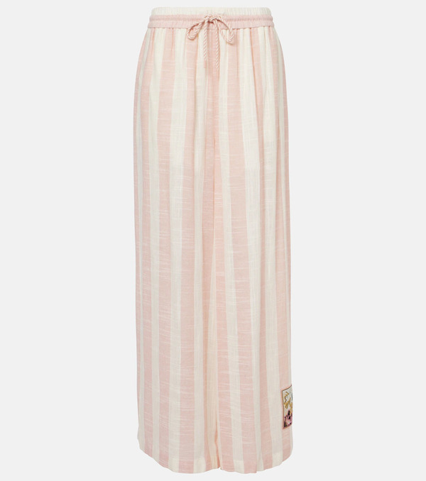  Zimmermann Zimmermann Pantalones Anchos Acacia A Rayas 