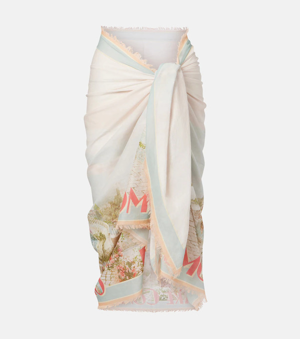  Zimmermann Zimmermann Pañuelo Como De Algodón Estampado 