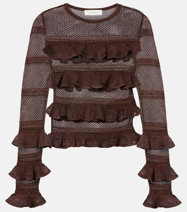  Zimmermann Zimmermann Top Hypnotic Con Volantes 