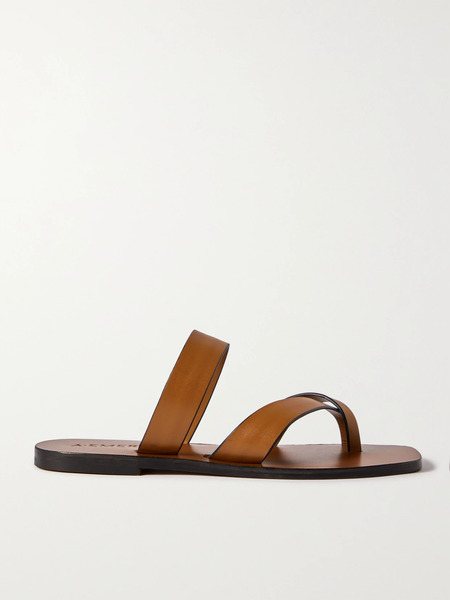  A Emery A Emery - Carter Leather Slides - Tan 