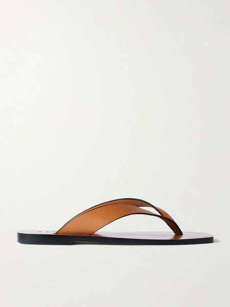  A Emery A Emery - Kinto Leather Flip Flops - Tan 