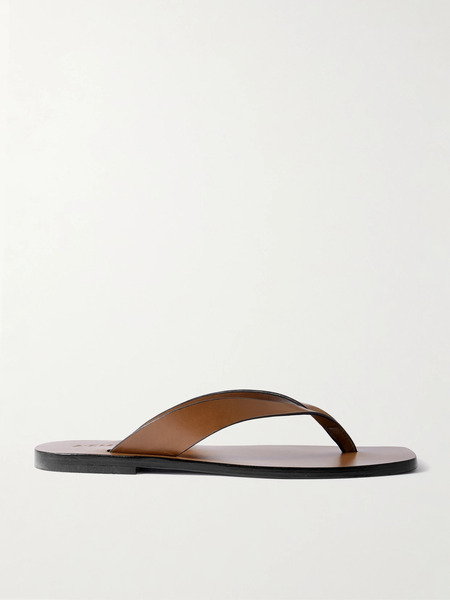  A Emery A Emery - Kinto Leather Flip Flops - Tan 