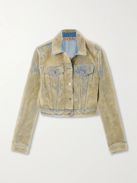  Acne Studios Acne Studios - Flocked Denim Jacket - Multi 