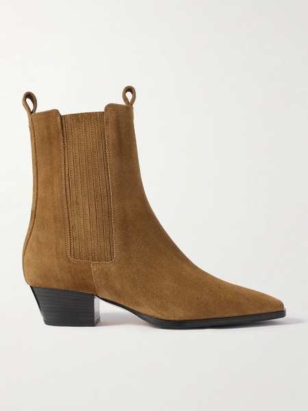  Aeyde Aeyde - Agata Suede Ankle Boots - Camel 