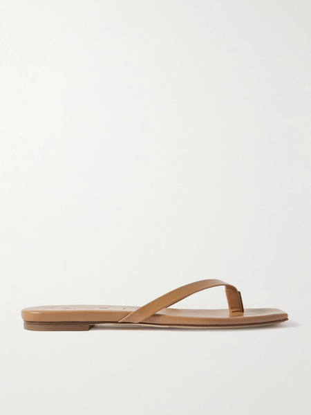  Aeyde Aeyde - Renee Leather Flip Flops - Tan 