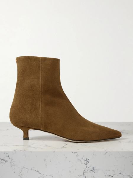  Aeyde Aeyde - Sofie Suede Ankle Boots - Camel 