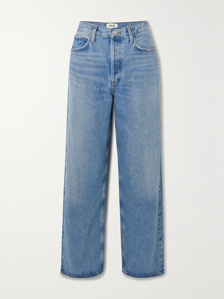  Agolde Agolde - Low Slung Puddle Jeans - Mid Denim 