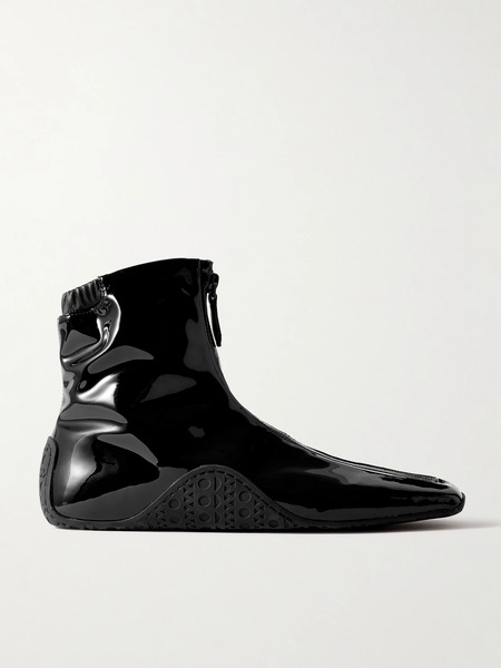  Alaïa Alaïa - Glossed Ankle Boots - Black 