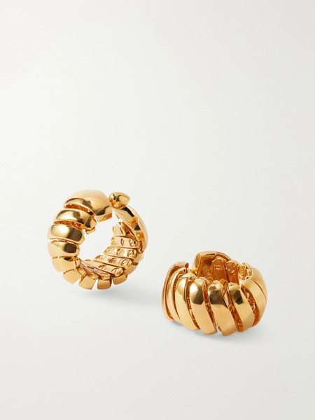  Alaïa Alaïa - Gold-tone Hoop Earrings - One Size 