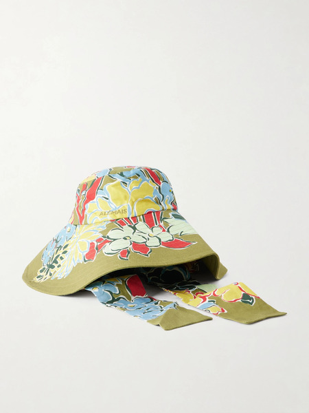  Alémais Alémais - Solstice Printed Linen Bucket Hat - Multi 