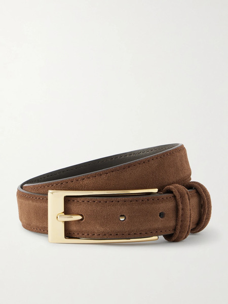  Anderson's Anderson's - Suede Belt - Tan 